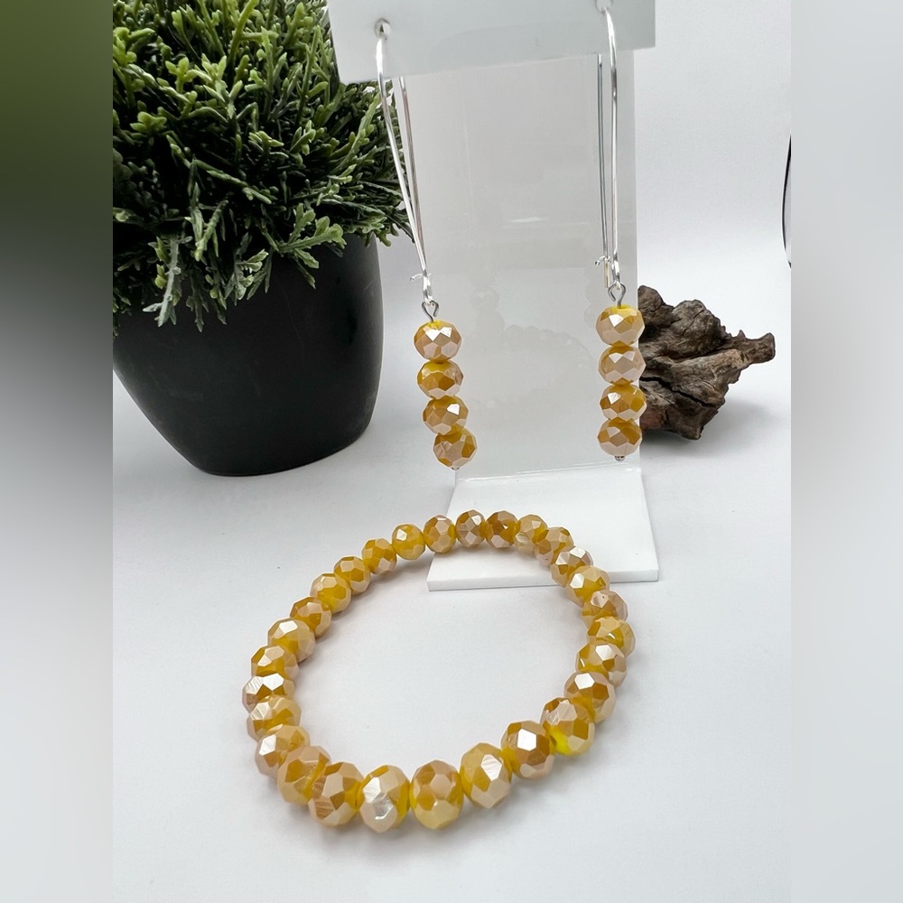AUSTRIAN CRYSTAL BEADS JEWELRY SET